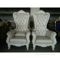 Cheap princesa king trono cadeira para casamento